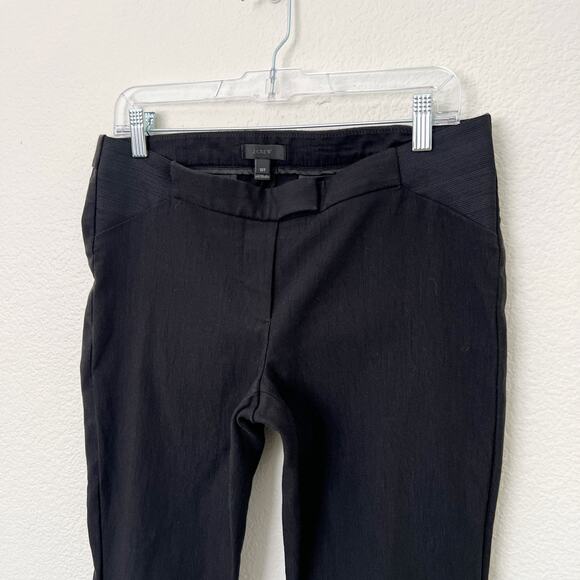 [J. Crew] Ryder Black Maternity Side Panel Slim Ankle Trouser Pants Sz 10T Tall - Picture 3 of 11